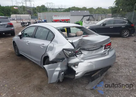 2013 Honda Civic Lx из США, поврежденный, VIN 2HGFB2F50DH576709